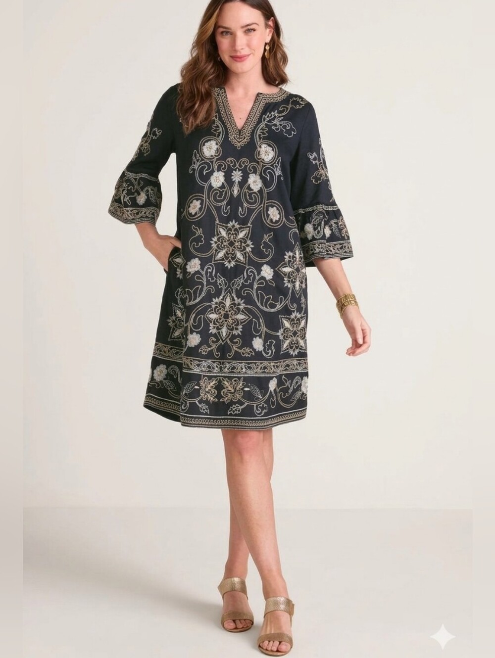 Soft Surrounding Ebba Embroidered Dress